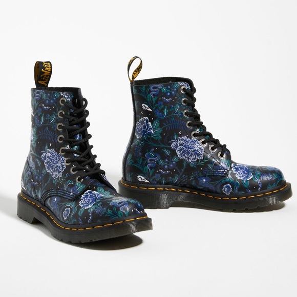 1460 Pascal Women’s Mystic Floral Lace Up Boots, Size 6 - Picture 4 of 11